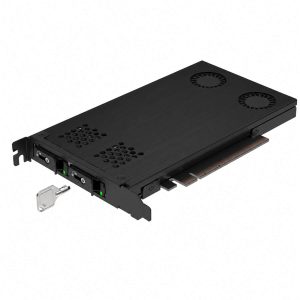 IPPON M.2 SSDx2 Gen4 with FANx2 PCIe Backplane Cage