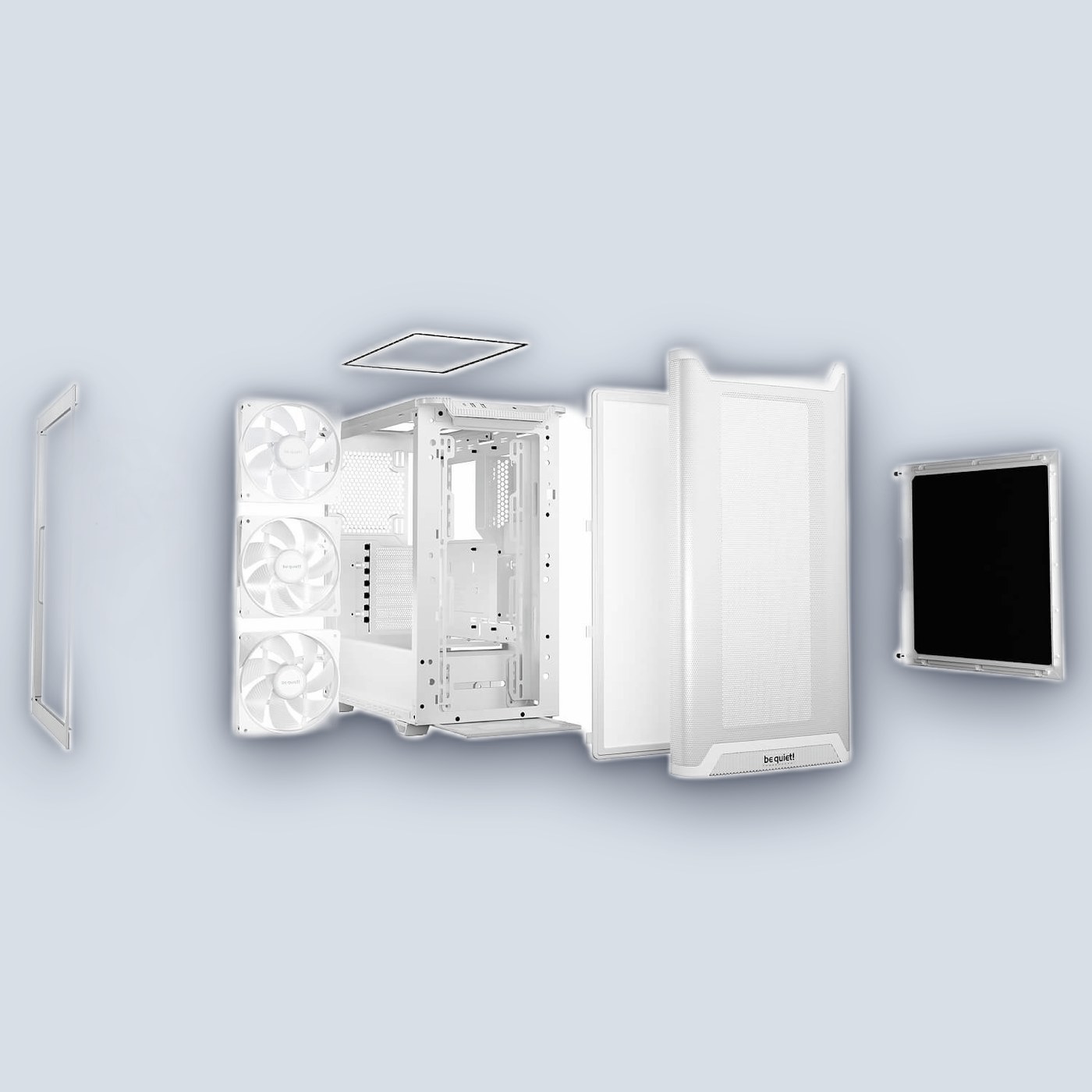 be quiet! PURE BASE 501 LX White PC Case — image 4