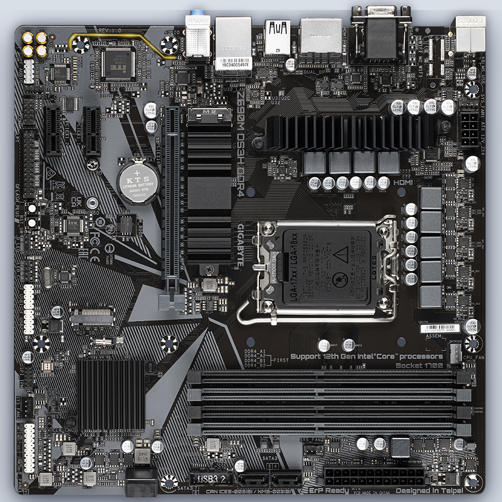 Gigabyte Z690M DS3H DDR4 — image 2