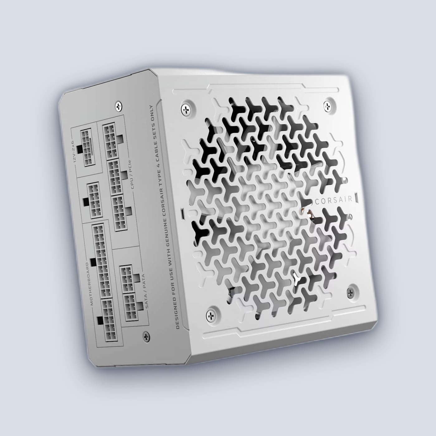 Corsair RM1000e 1000W ATX 3.1 Gold Fully Modular White Power Supply — image 2
