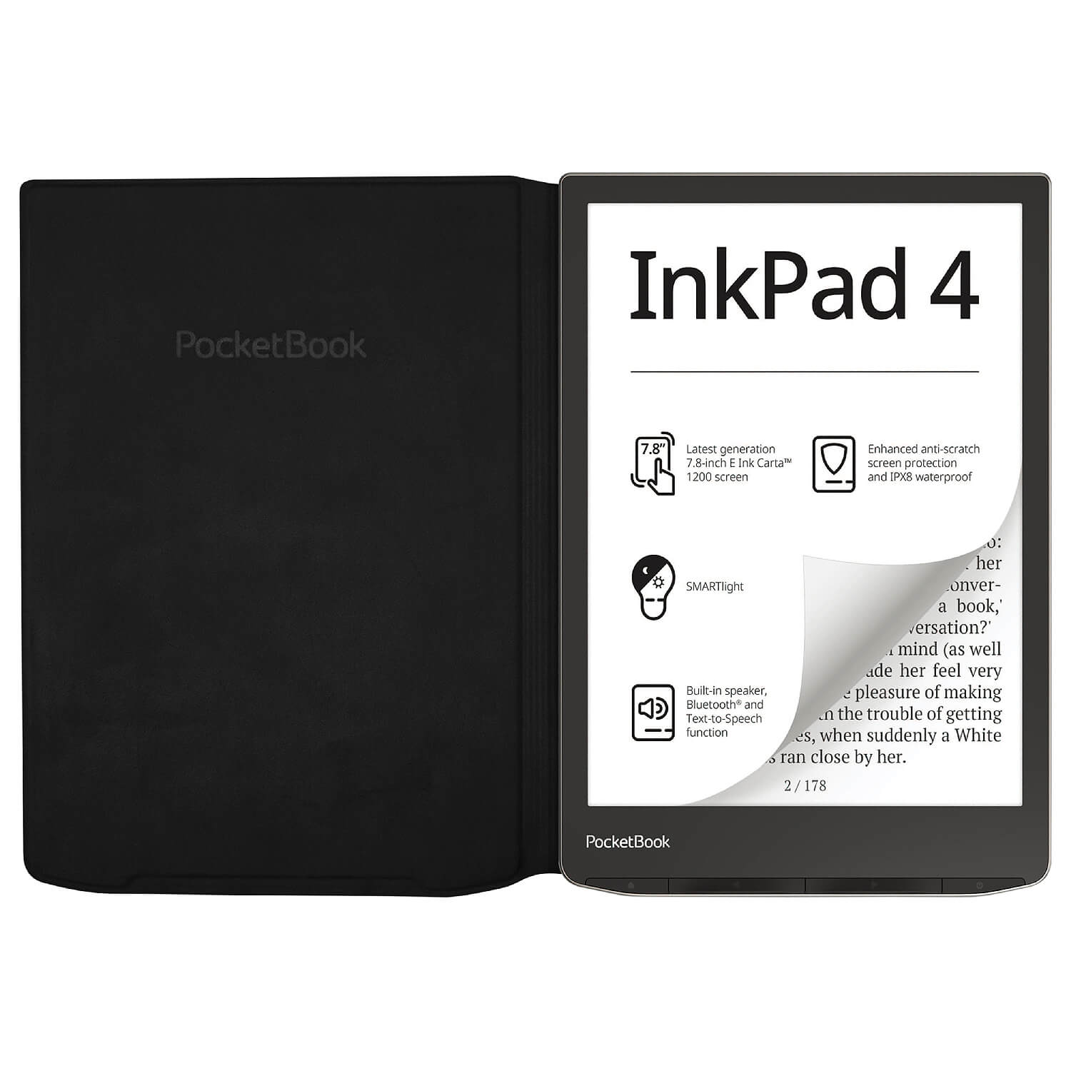 PocketBook Flip Cover (InkPad 4) and (InkPad Color 3) Black — image 4