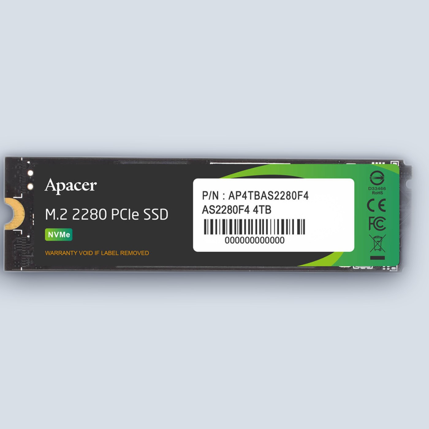 Apacer 4TB M.2 PCIe Gen5 x4 SSD with Active Heatsink — image 2