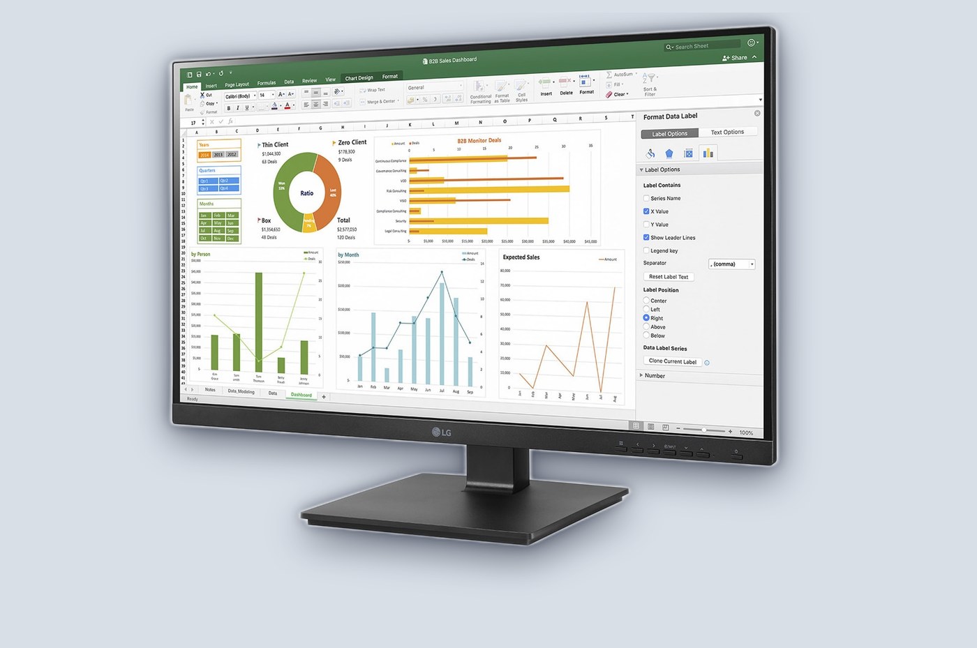 LG 27" IPS FHD 75Hz 5ms Monitor (27BN650Y) — image 2