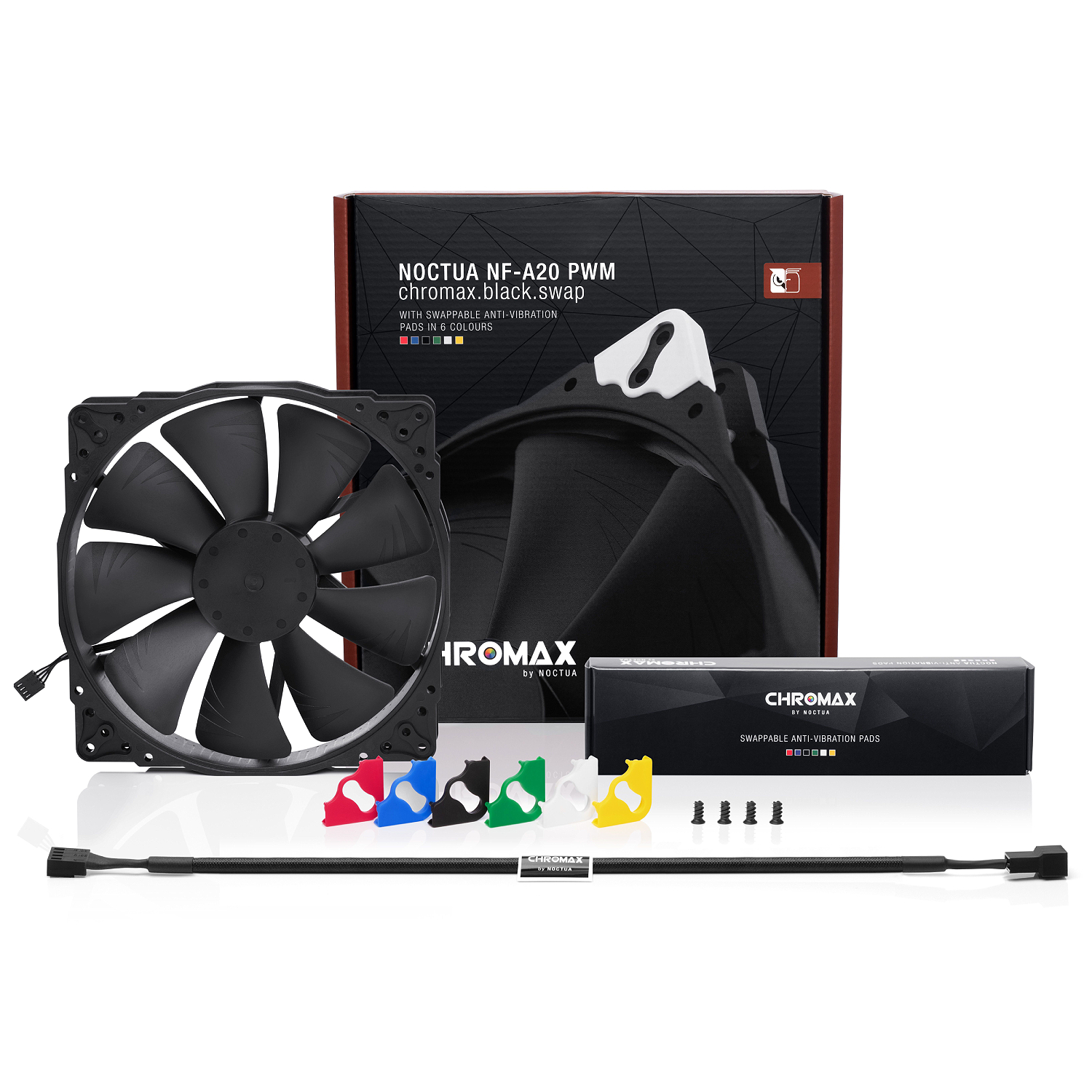 Noctua NF-A20 PWM Chromax Black Swap 200mm Fan — image 3