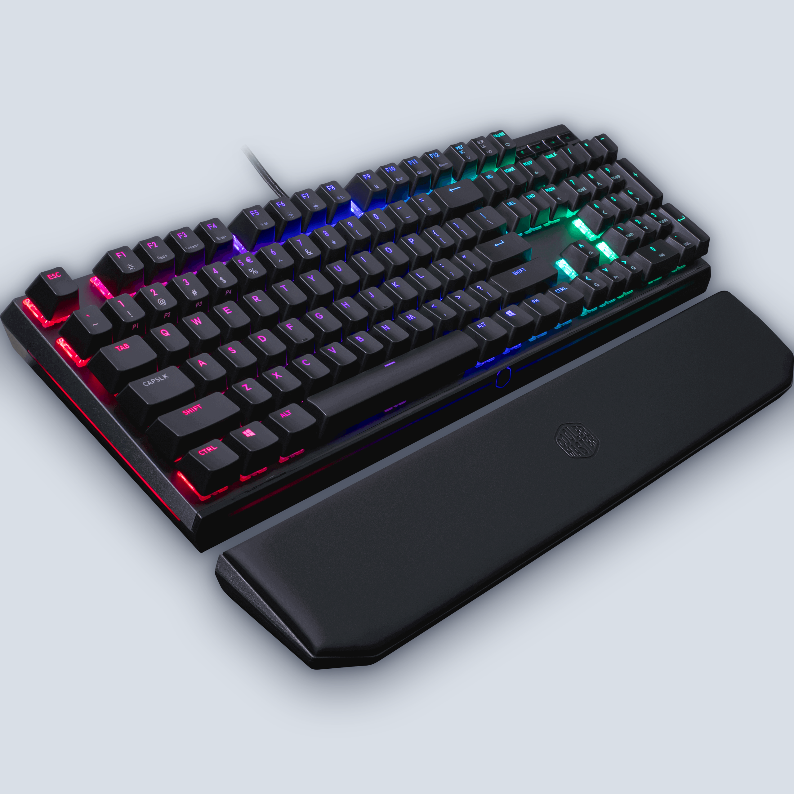 CoolerMaster MK750 RGB Blue Switch Hebrew/English Mechanical Gaming Keyboard — image 4