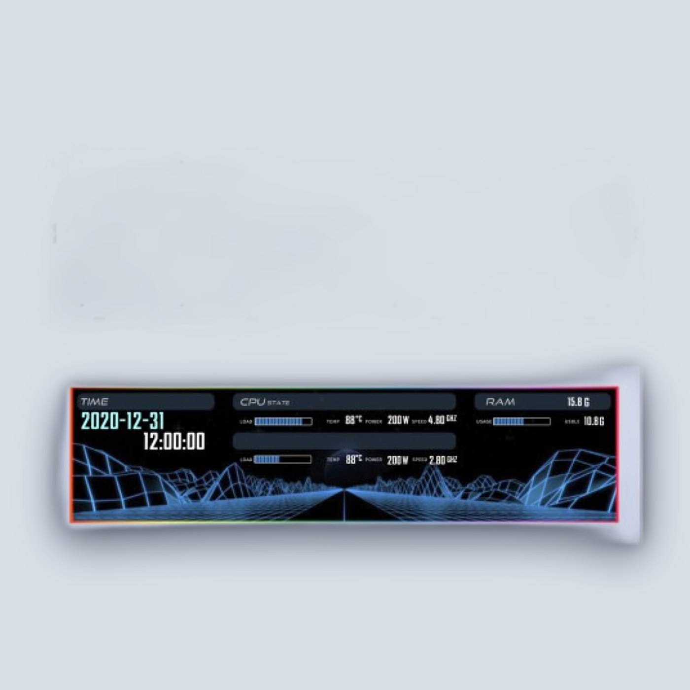 Lian-Li 8.8" IPS Universal Screen White โ image 4