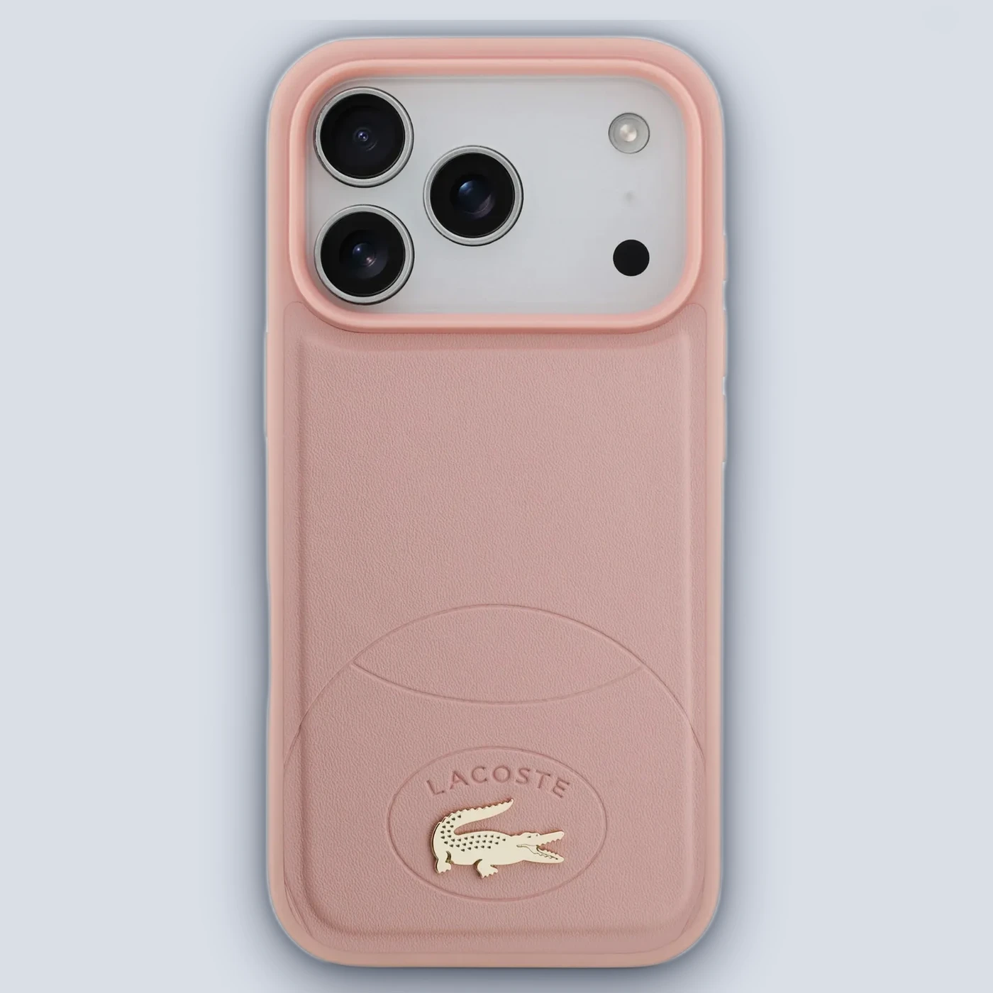 Lacoste Lacoste MagSafe PU Leather Hard Case With Bliss Design For iPhone 17 Pro Max – Pink