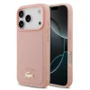 Lacoste Lacoste MagSafe PU Leather Hard Case With Bliss Design For iPhone 17 Pro Max – Pink