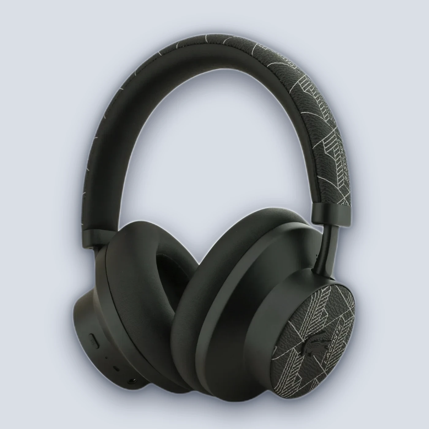 Lacoste Hybrid ANC Bluetooth Headphones With Blend Design – Black