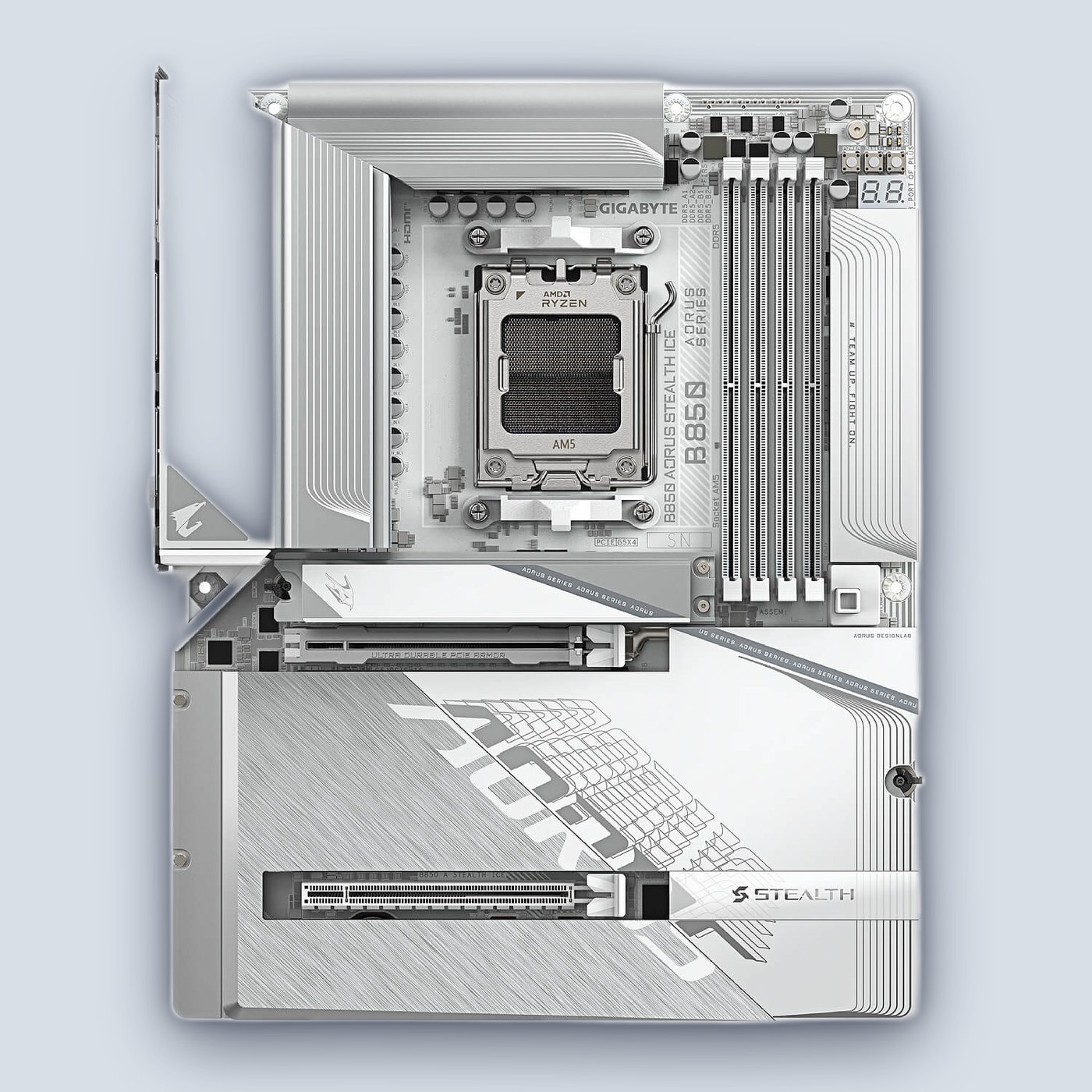 Gigabyte B850 AORUS STEALTH ICE — image 2