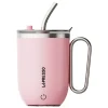 LePresso Lepresso Sip Spin Magnetic Auto Stirring Mug with Touch Button – Pink