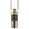 LePresso ThermaTrail Thermos Bottle with Crossbody Strap – Gold