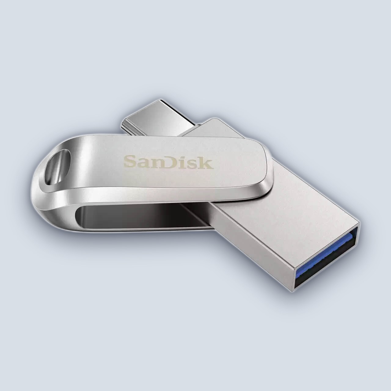 SanDisk 256GB Ultra Dual Luxe USB-C/A Flash Drive — image 2