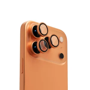 Levelo Levelo LucentTrio Lens Protector With 99% Transmittance For Iphone 17 Pro Max – Titanium Orange