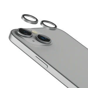 Levelo Levelo Lucent DUO 9H Hardness Camera Lens Protector For Iphone 15 / 15 Plus – Silver