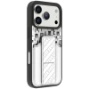 Levelo Levelo Morphix Gripstand Case With Cardholder for iPhone 17 Pro Max – Silversto