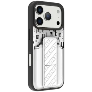 Levelo Levelo Morphix Gripstand Case With Cardholder for iPhone 17 Pro Max – Silversto