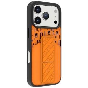 Levelo Levelo Morphix Gripstand Case With Cardholder for iPhone 17 Pro Max – Sunrise Orange