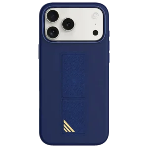 Levelo Levelo Morphix Silicone GripStand Case for iPhone 17 Pro Max – Dark Blue