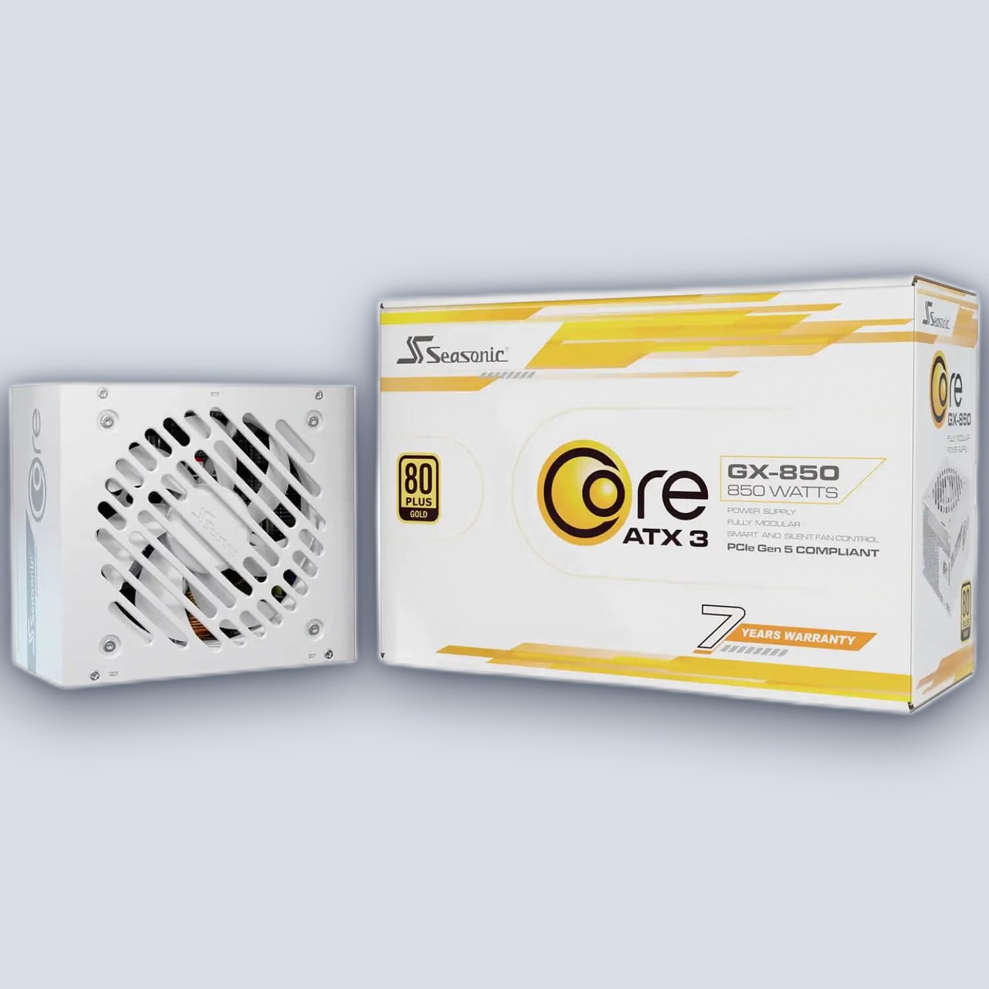Seasonic GX-850 850W CORE (V2) GX ATX 3.1 80+ Gold White Power Supply — image 3