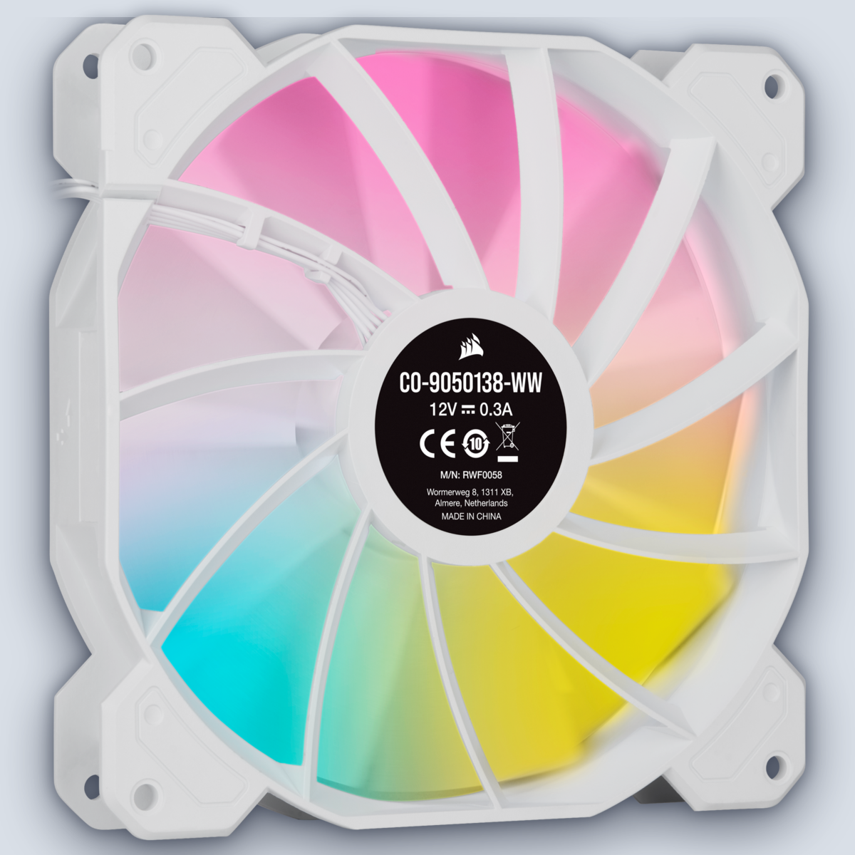 Corsair iCUE SP140 RGB ELITE Performance 140mm PWM White — image 2
