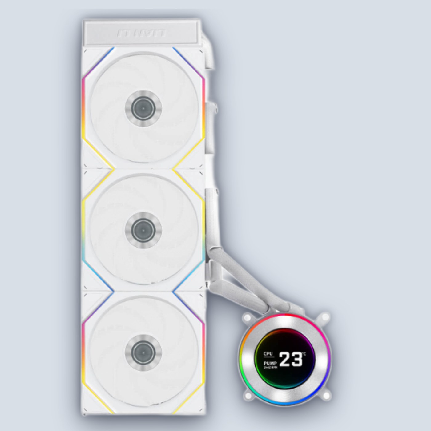 Lian-Li HydroShift II LCD-C 360TL White CPU Liquid Cooler โ image 2