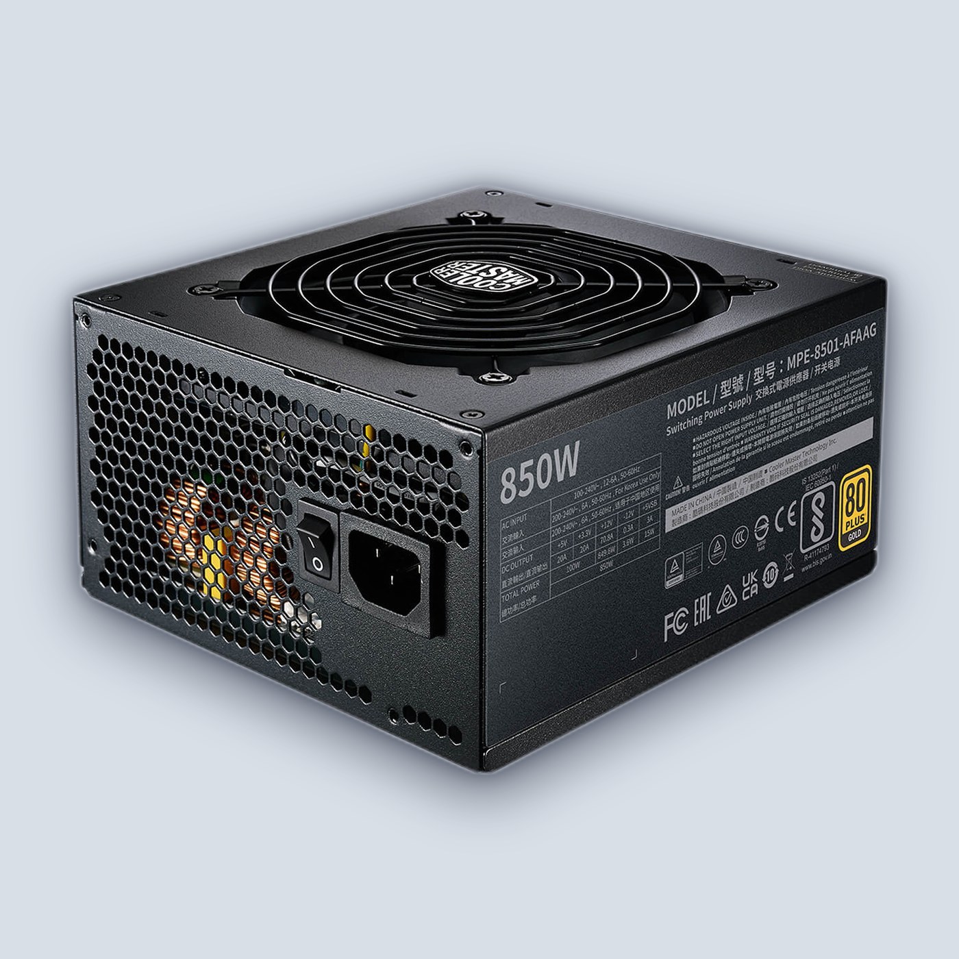 CoolerMaster MWE GOLD 850W – V2 Full Modular ATX3.0
