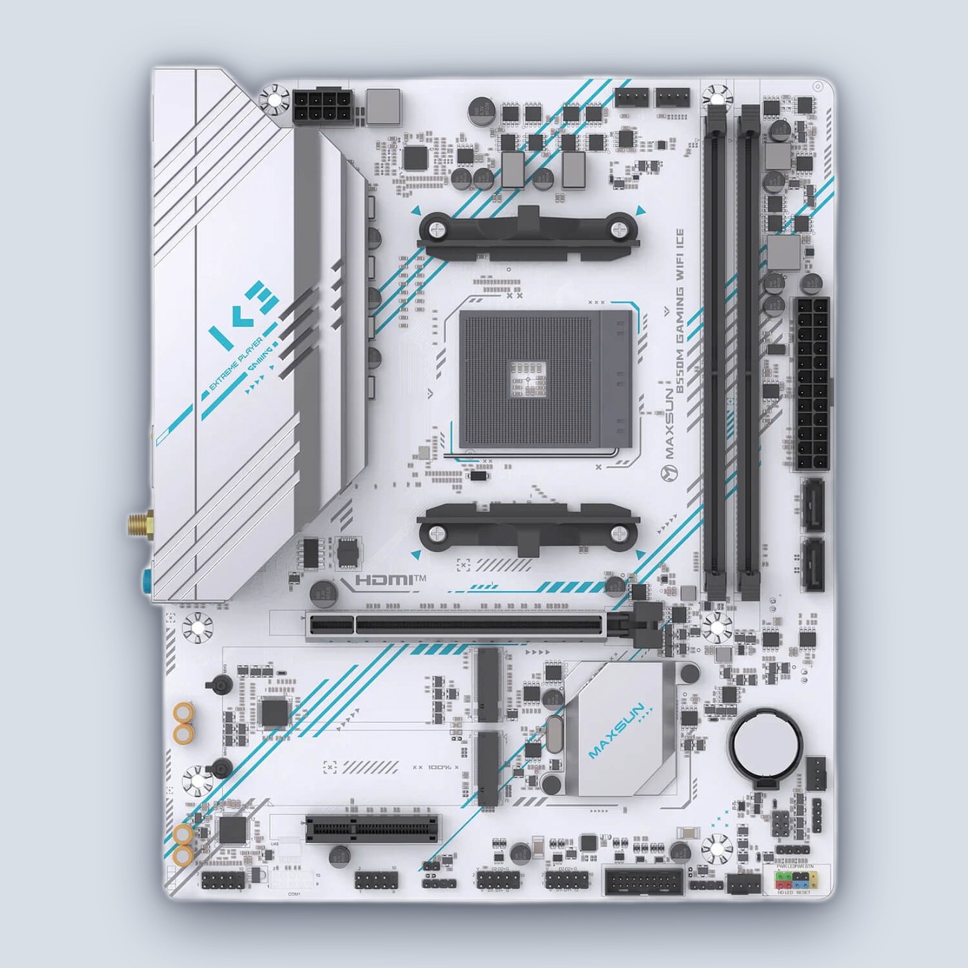 MAXSUN B550M GAMING WIFI ICE