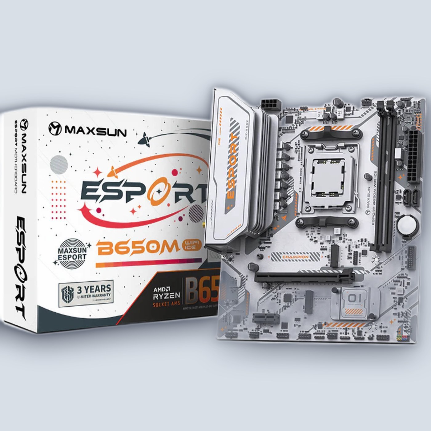 MAXSUN eSport B650M WiFi6 ICE
