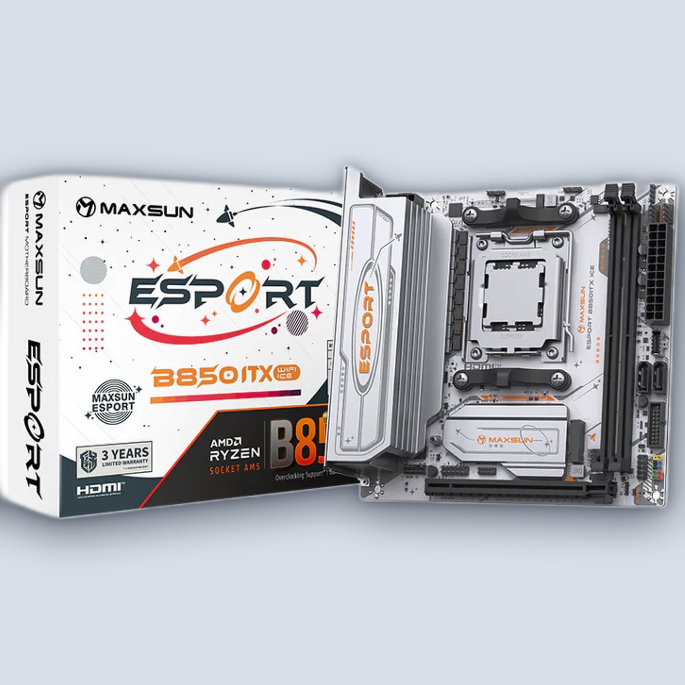 MAXSUN eSport B850ITX WiFi ICE