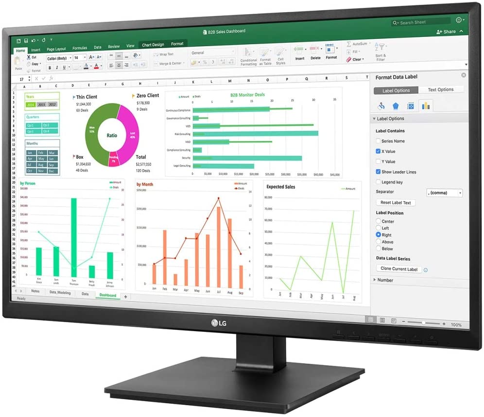 LG 27" IPS FHD 75Hz 5ms Monitor (27BN550Y) — image 4