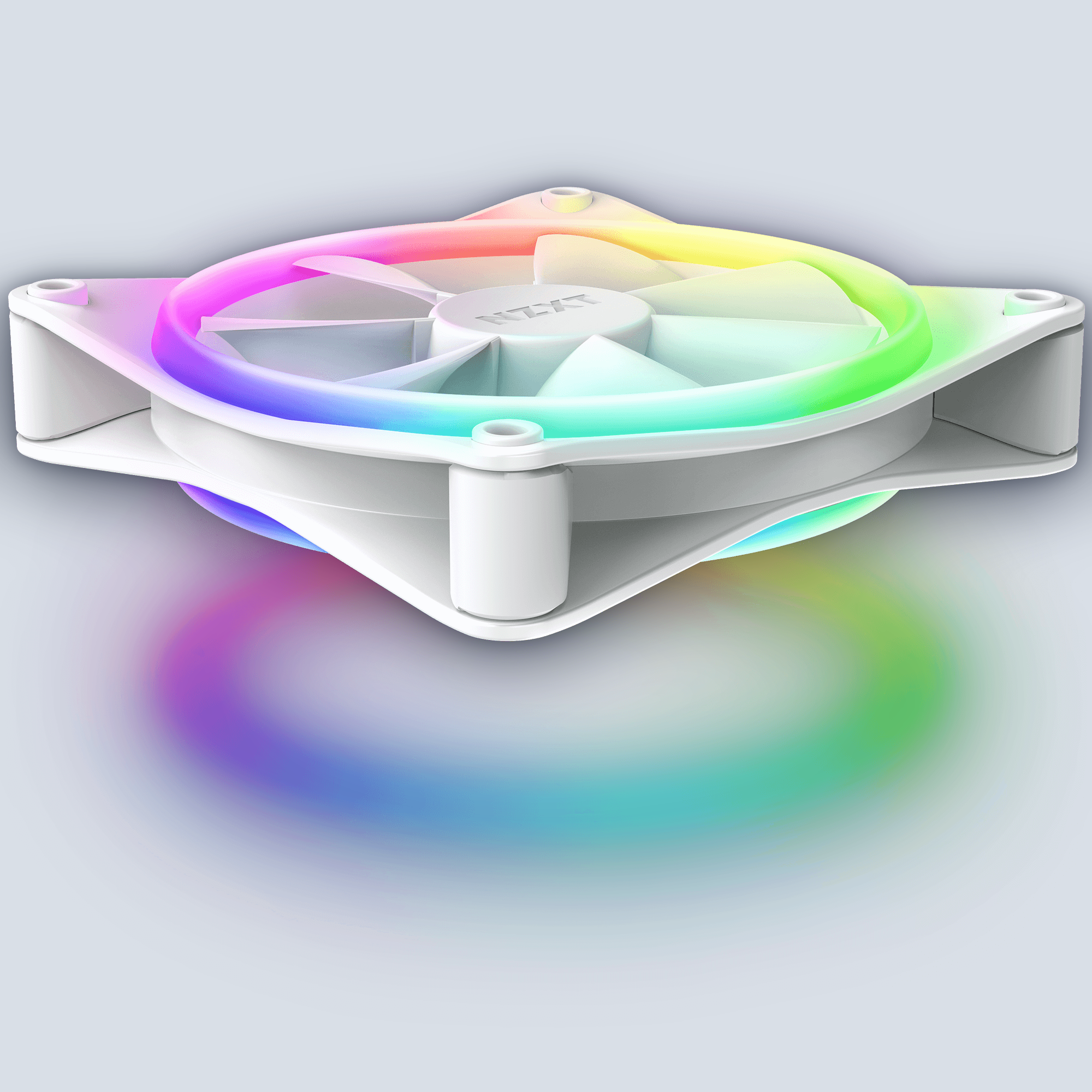NZXT F120 RGB DUO Triple Pack White 3-Fans — image 2