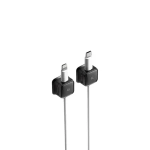Green Lion Green Lion Magnetic Clip Cable Organizer – Black