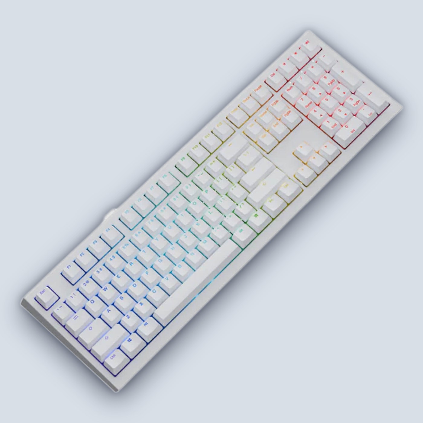 Ducky One X Wireless Analog Switch White (Hebrew/English) Wireless Mechanical Keyboard — image 2