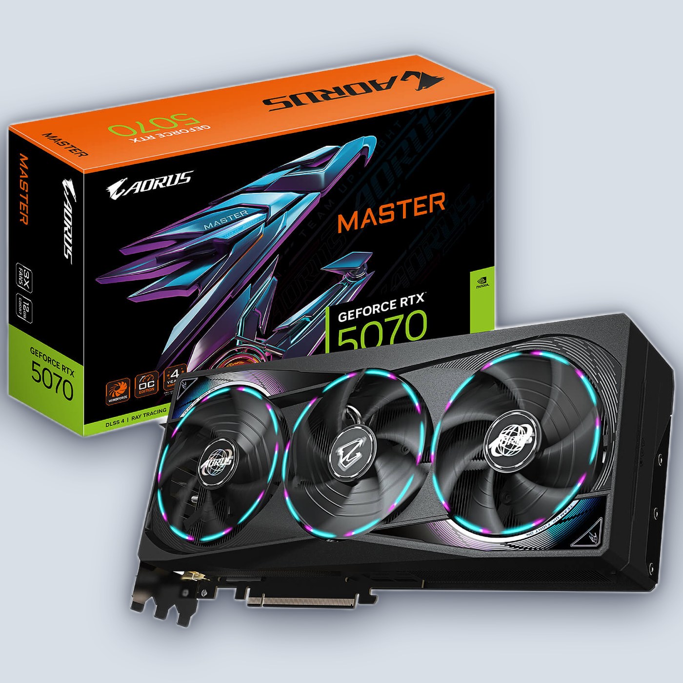 Gigabyte AORUS RTX 5070 MASTER 12G GV-N5070AORUS M-12GD