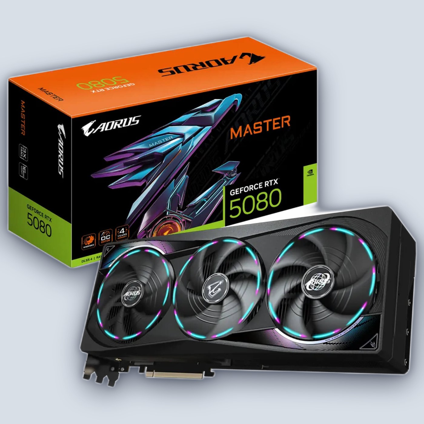 Gigabyte AORUS GeForce RTX 5080 MASTER 16G GV-N5080AORUS M-16GD