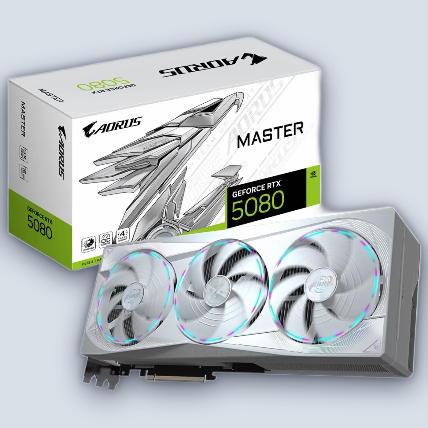 Gigabyte AORUS GeForce RTX 5080 MASTER ICE 16G GV-N5080AORUSM ICE-16GD