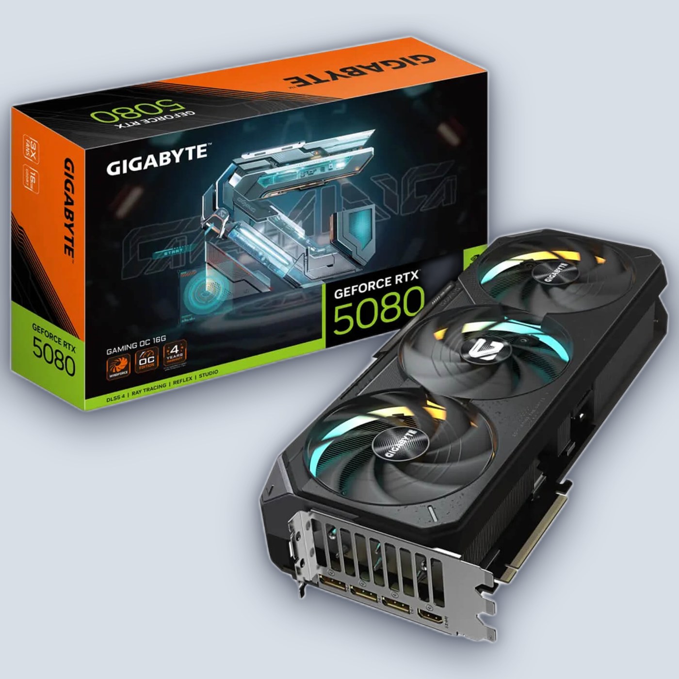 Gigabyte GeForce RTX 5080 GAMING OC 16G GV-N5080GAMING OC-16GD