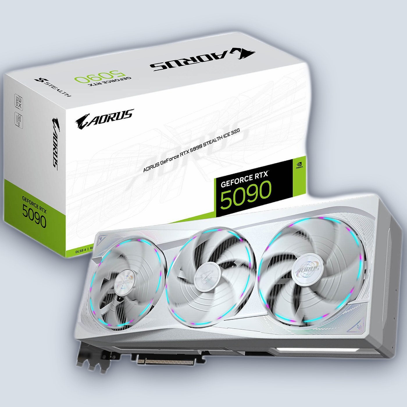 Gigabyte AORUS GeForce RTX 5090 STEALTH ICE 32G GV-N5090AORUSST ICE-32GD