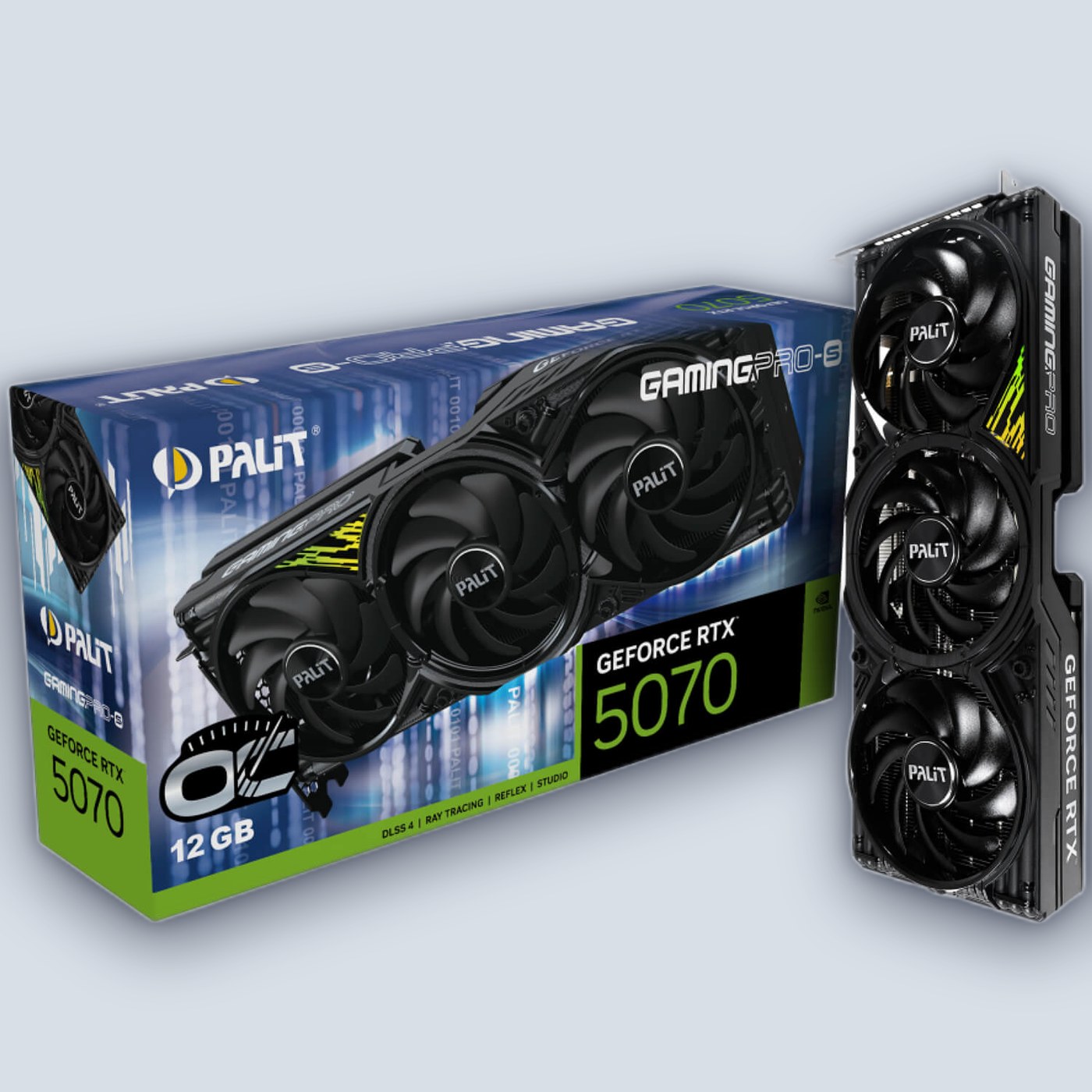 Palit GeForce RTX 5070 GamingPro-S OC 12GB