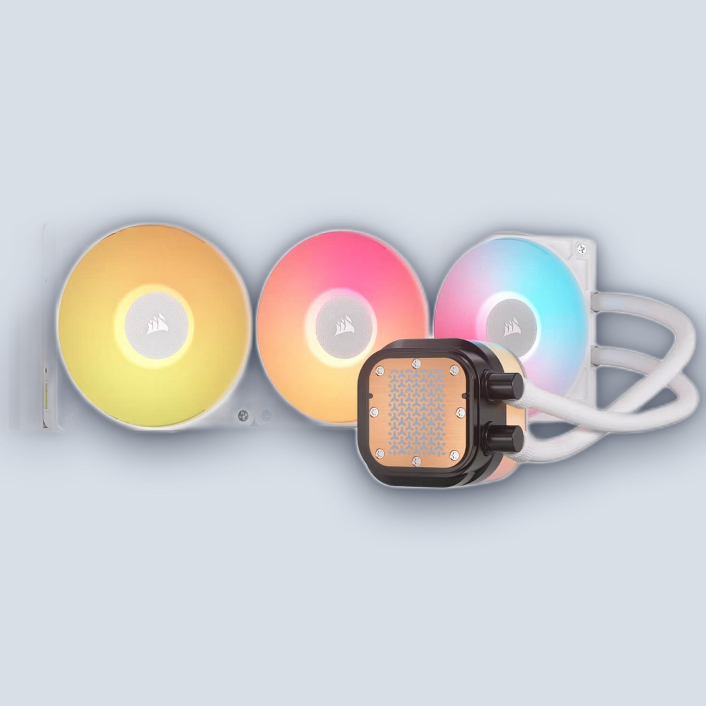 Corsair iCUE LINK TITAN 360 RX LCD AIO Liquid CPU Cooler White โ image 2