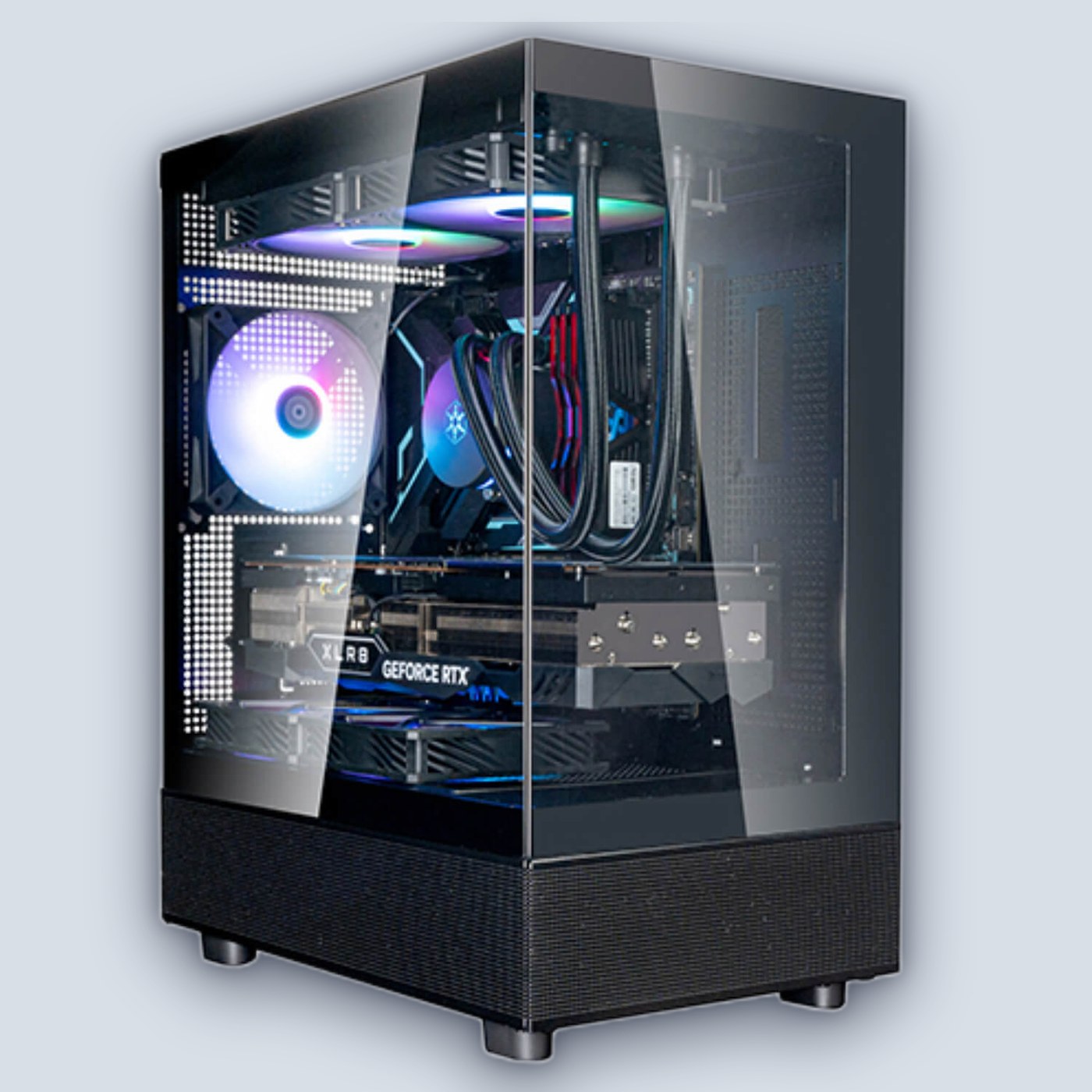 SilverStone Lucid 04 Black PC Case — image 2
