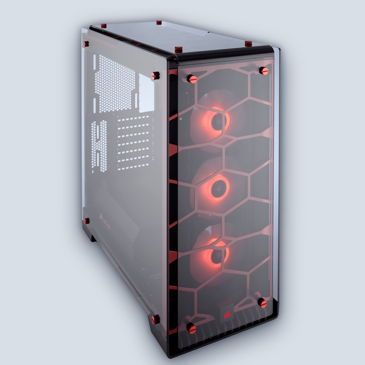 Corsair Crystal 570X RGB ATX Mid-Tower Case Red โ image 4