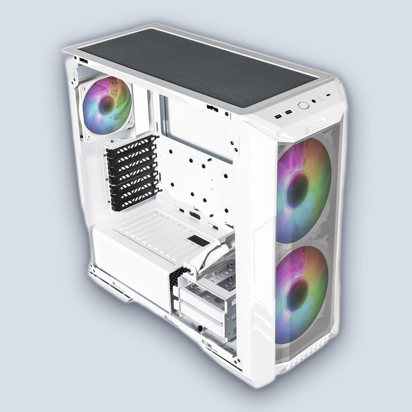 CoolerMaster HAF 500 White PC Case — image 4