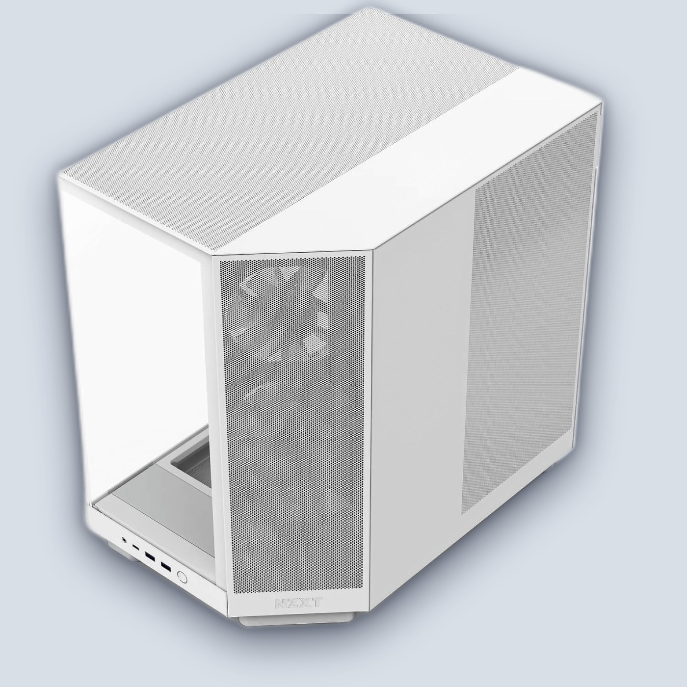 NZXT H6 Flow RGB White PC Case — image 3