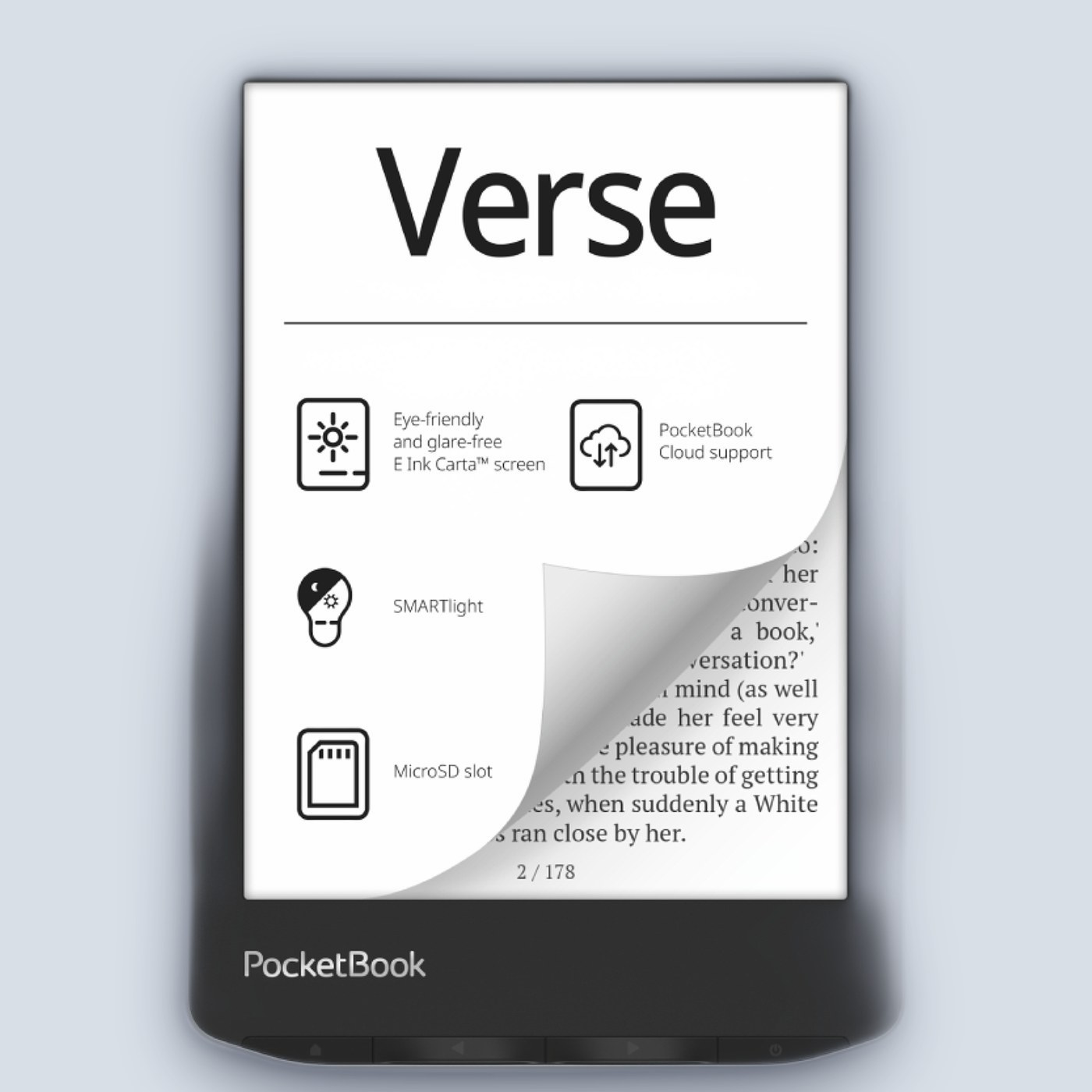 PocketBook 6″ Verse — PB629-M-WW