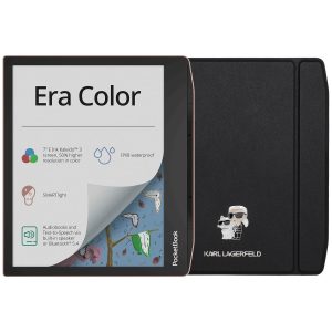 ספר אלקטרוני + כיסוי PocketBook 7″ Era Color – Karl Lagerfeld עם מסך צבעוני