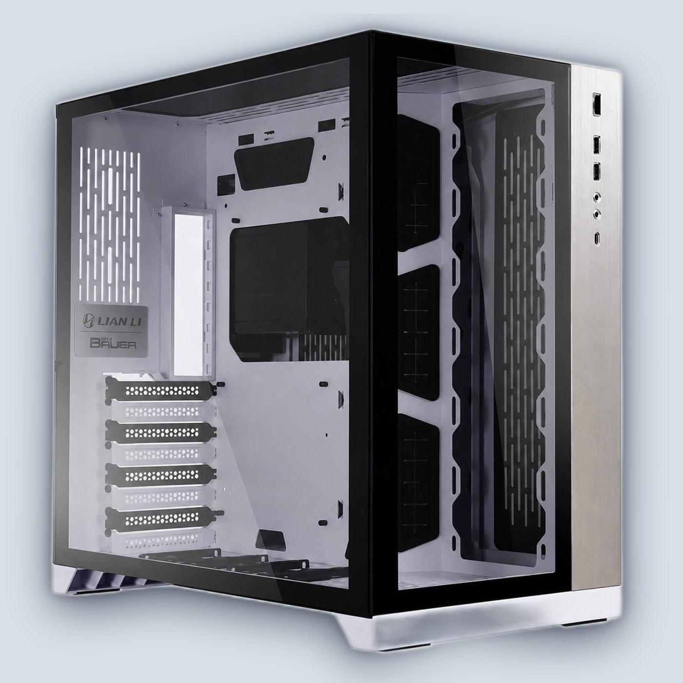 LIAN-LI Full Tower Case PC-011 Dynamic White