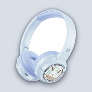 Porodo Soundtec Moose Wireless Kids Headphone – Blue