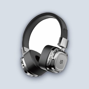 Porodo Soundtec Vintage Wireless ENC Headphone – Black / Silver